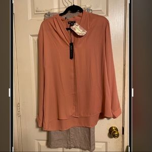 Band of Gypsies. Dusty Rose Blouse w/ trousers.